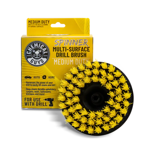 Chemical Guy Spinner Carpet Drill Brush - Medium Duty