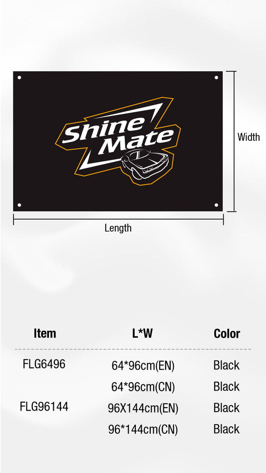 ShineMate Large Flag / Banner 96cm x 144cm ( FREE TO RETAILER )