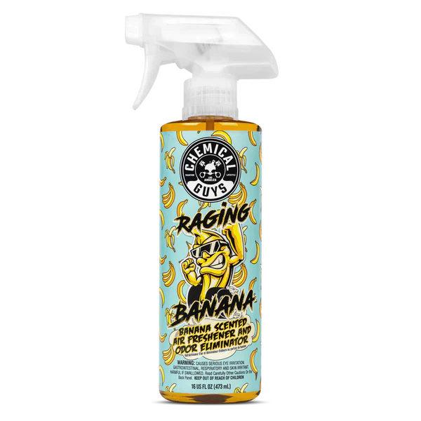 Chemical Guys Raging Banana Air Freshener & Odor Eliminator 473ml (16oz)