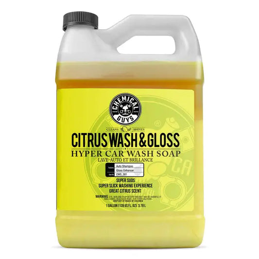 Chemical Guys Citrus Wash & Gloss Hyper-Concentrated 3.78L (1 Gal) CWS_301