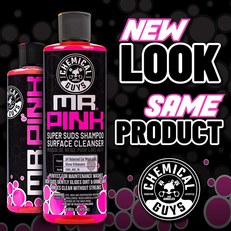 Chemical Guys Mr.Pink Super Suds Shampoo & Superior Surface Cleanser 473ml (16oz)