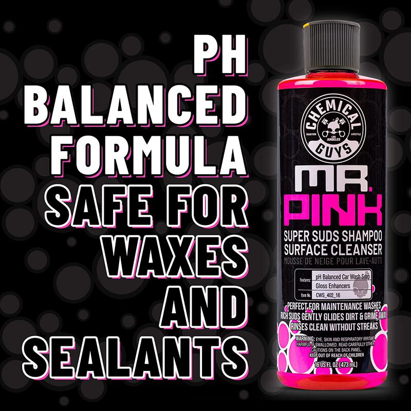 Chemical Guys Mr.Pink Super Suds Shampoo & Superior Surface Cleanser 473ml (16oz)