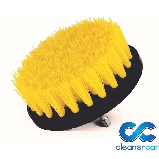 CleanerCar Medium Drill Upholstery and Carpet Brush 4"