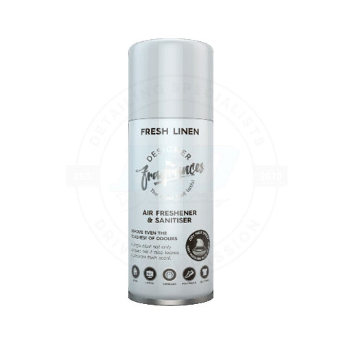 Designer Fragrances Fresh Linen Air Freshener & Sanitiser 400ml