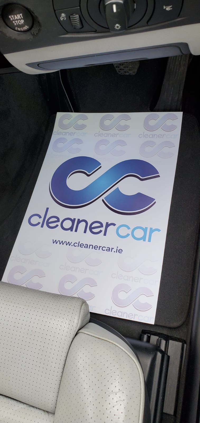 CleanerCar Paper Floor Valet Mats - 50pk