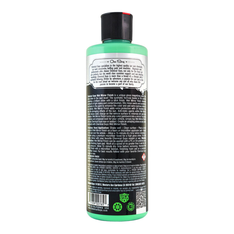 Chemical Guys Wet Mirror Finish Ultra Slick Gloss Magnifier 473ml (16oz)