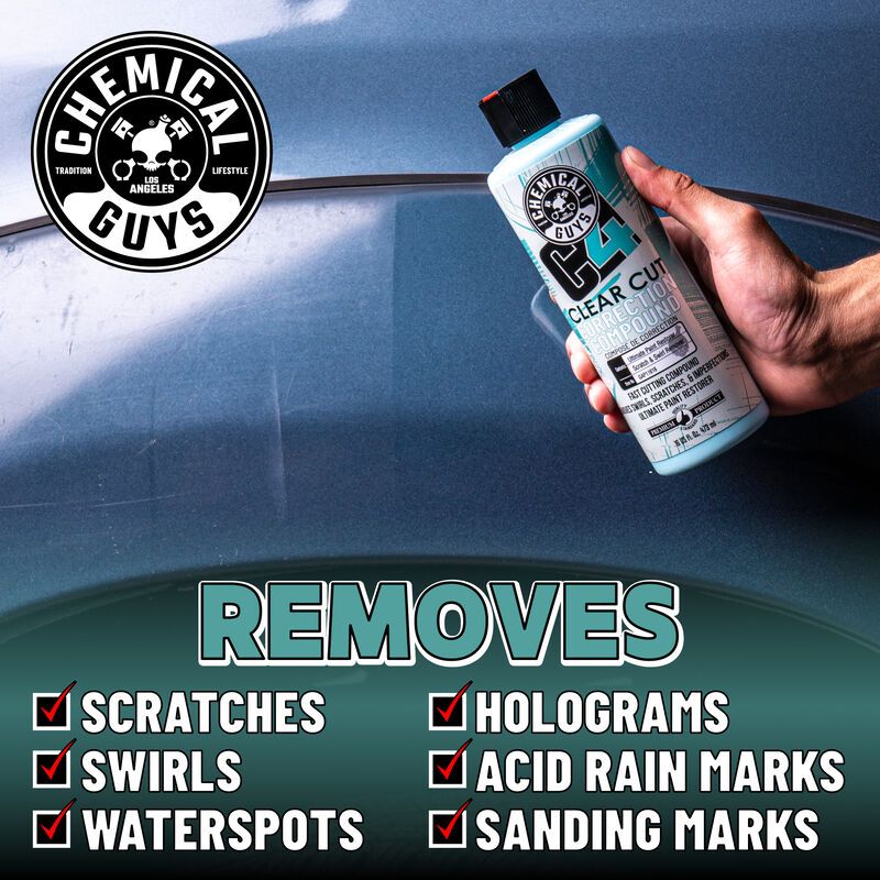 Chemical Guys C4 Clear Cut Correction Compound 473ml (16oz)