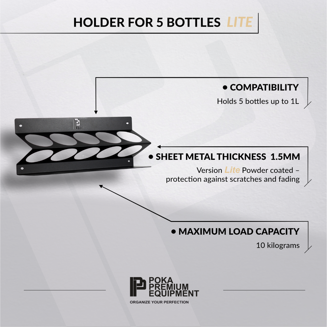 Poka Premium Holder for 1L Bottles WOL_LITE