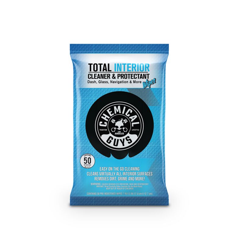 Chemical Guys Total Interior Cleaner & Protectant Car Wipes 50pk