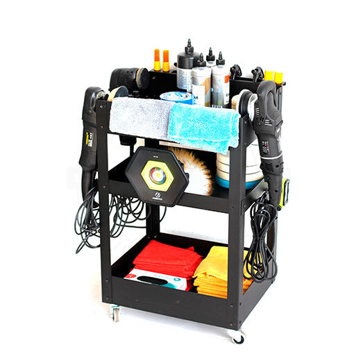 Poka Premium Detailing Trolley PRO 3 Shelves  WD_PRO