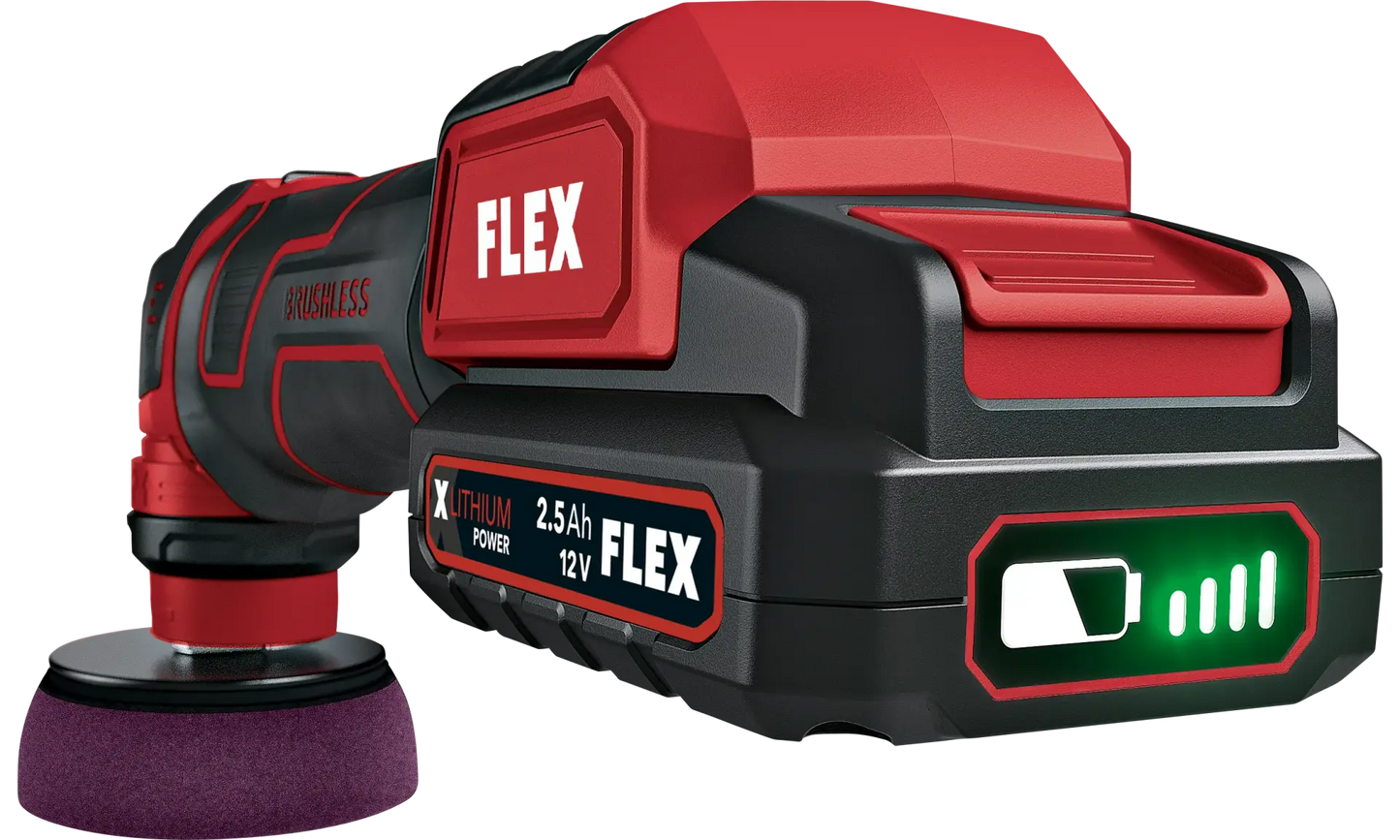 Flex PXE 80 12-EC Cordless Mini Polisher Kit - NEW Version 12 Volt ( 532270 )