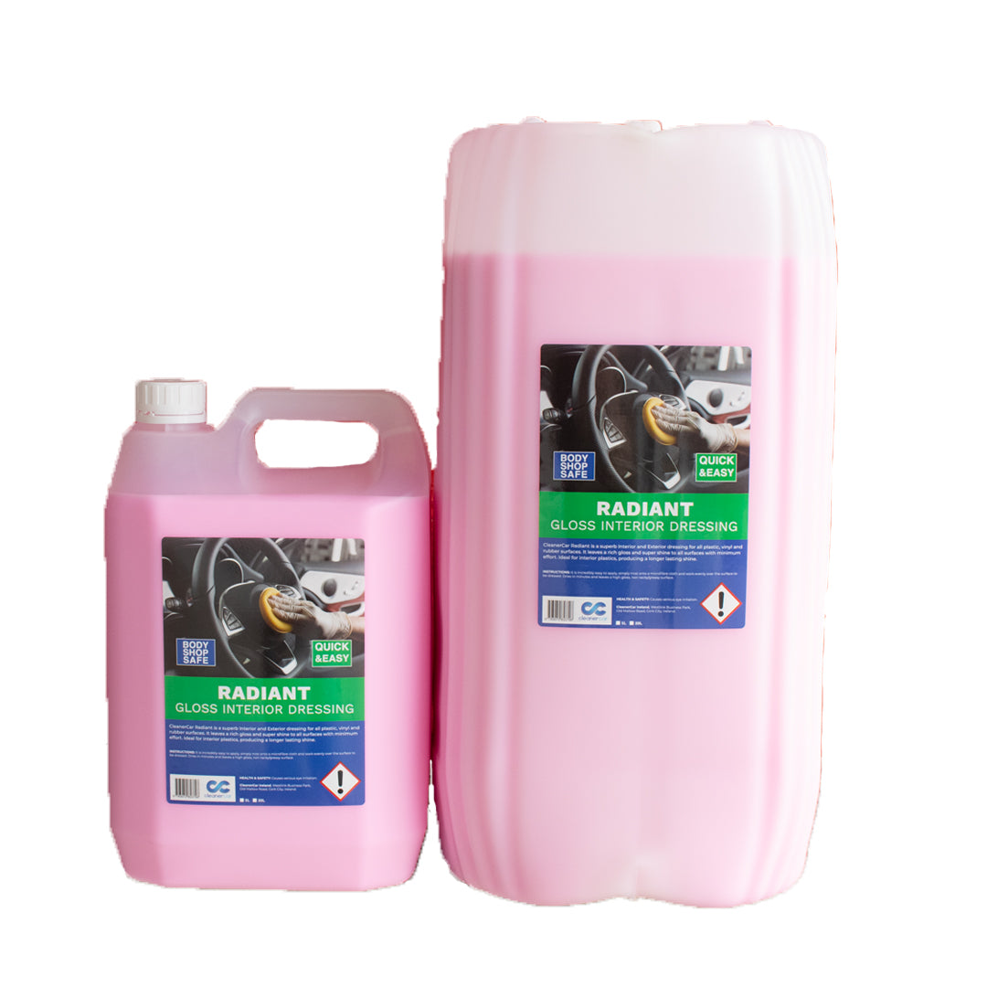 CleanerCar Radiant Pink Glossy Dash Polish Interior Trim Dressing 5L