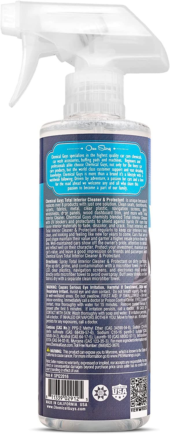 Chemical Guys Total Interior Cleaner & Protectant 473ml (16oz)