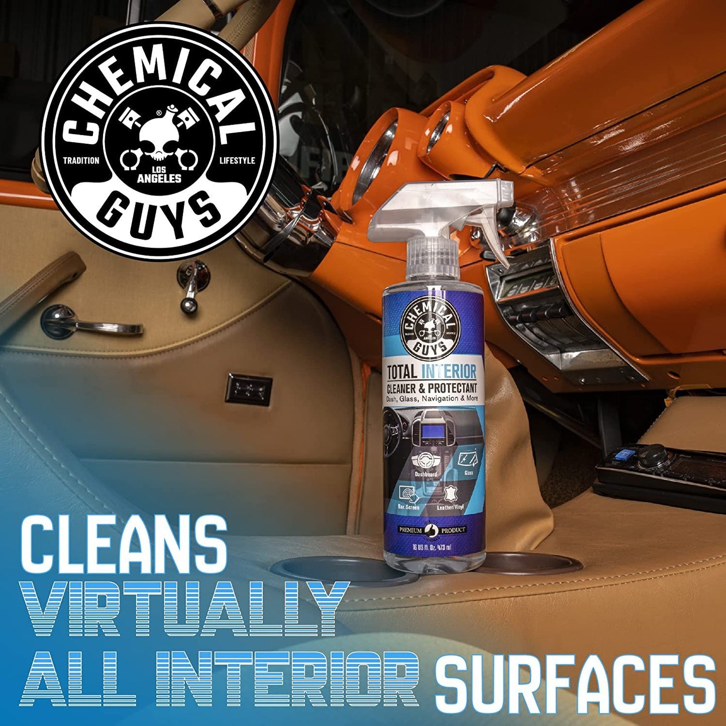 Chemical Guys Total Interior Cleaner & Protectant 473ml (16oz)