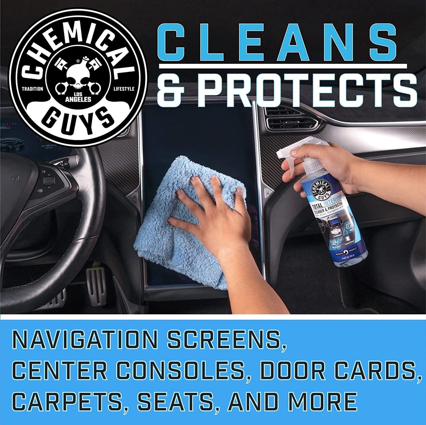 Chemical Guys Total Interior Cleaner & Protectant 473ml (16oz)