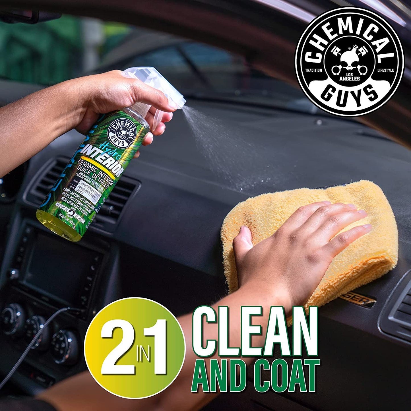 Chemical Guys HydroInterior Ceramic Interior Quick Detailer 473ml ( 16oz )