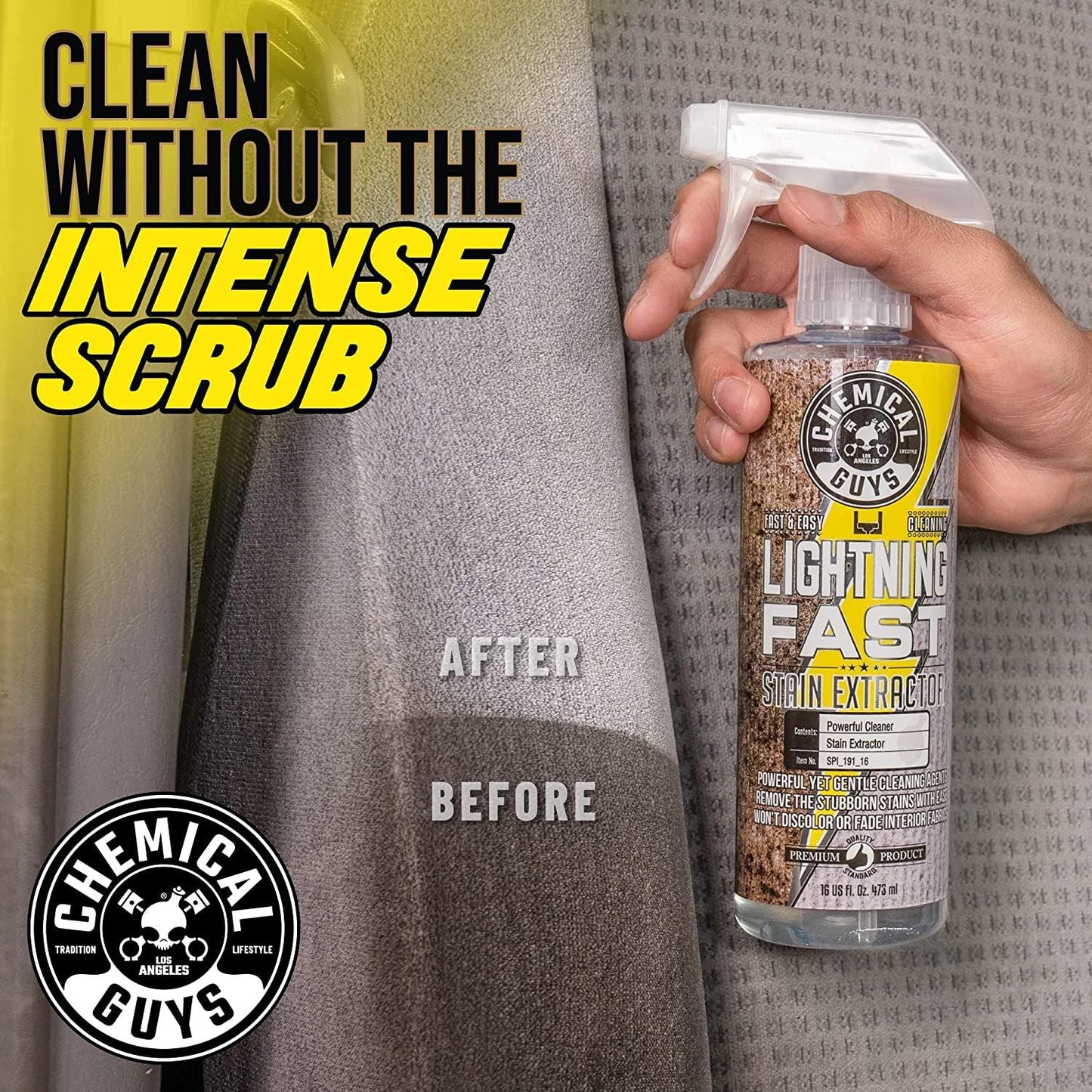 Chemical Guys Lightning Fast Carpet & Upholstery Stain Extractor 473ml (16oz)