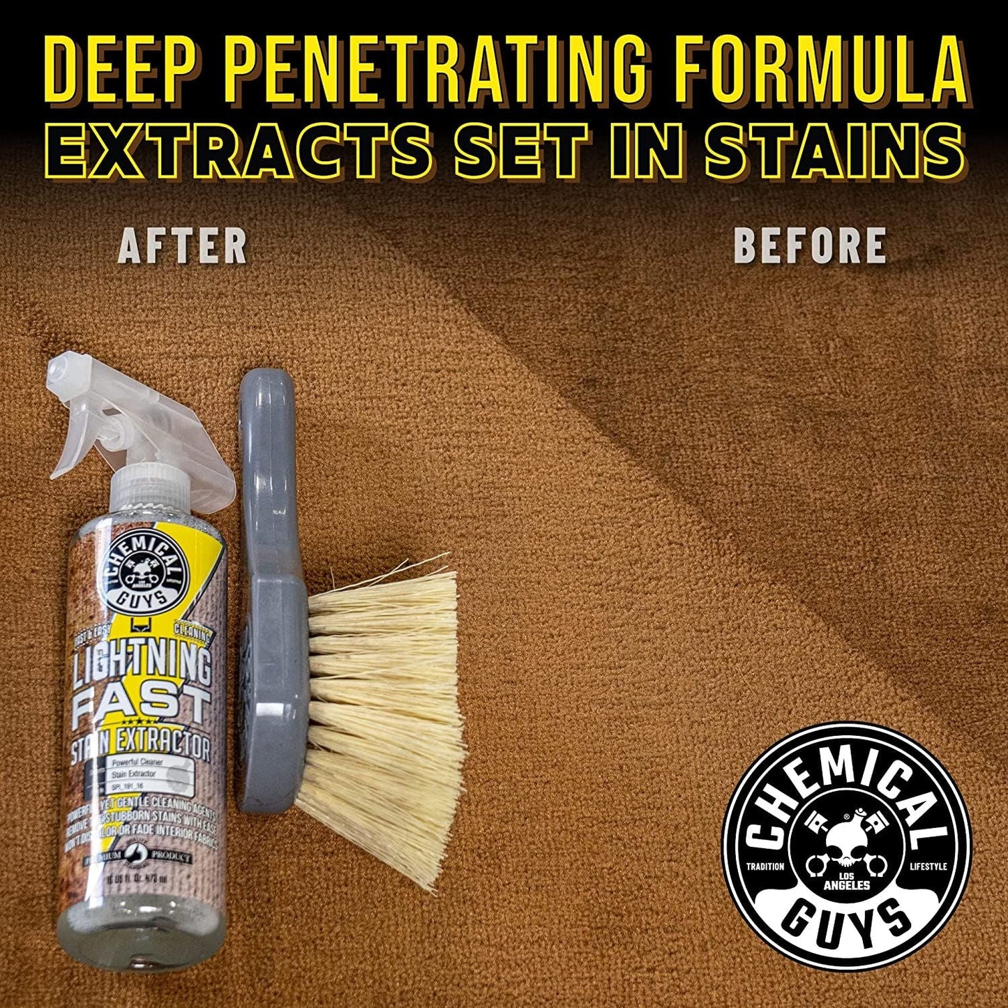 Chemical Guys Lightning Fast Carpet & Upholstery Stain Extractor 473ml (16oz)