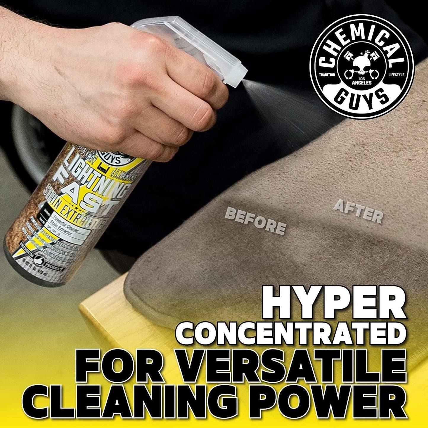 Chemical Guys Lightning Fast Carpet & Upholstery Stain Extractor 473ml (16oz)