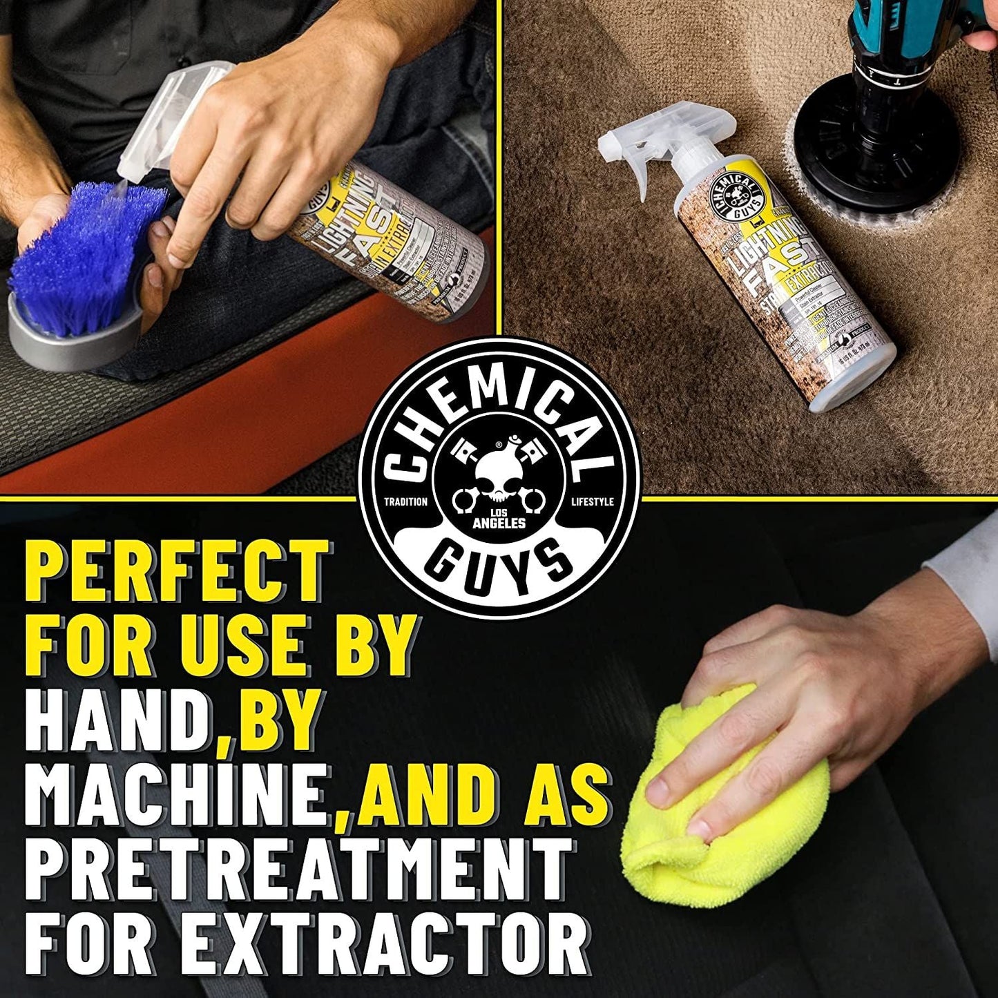 Chemical Guys Lightning Fast Carpet & Upholstery Stain Extractor 473ml (16oz)