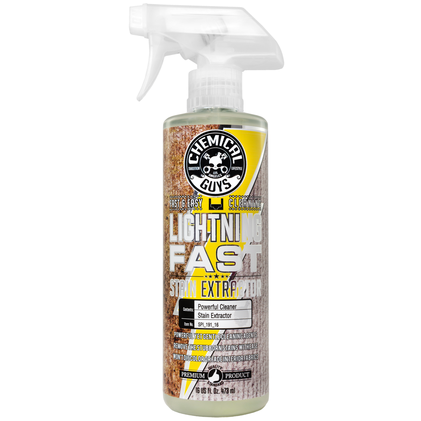 Chemical Guys Lightning Fast Carpet & Upholstery Stain Extractor 473ml (16oz)