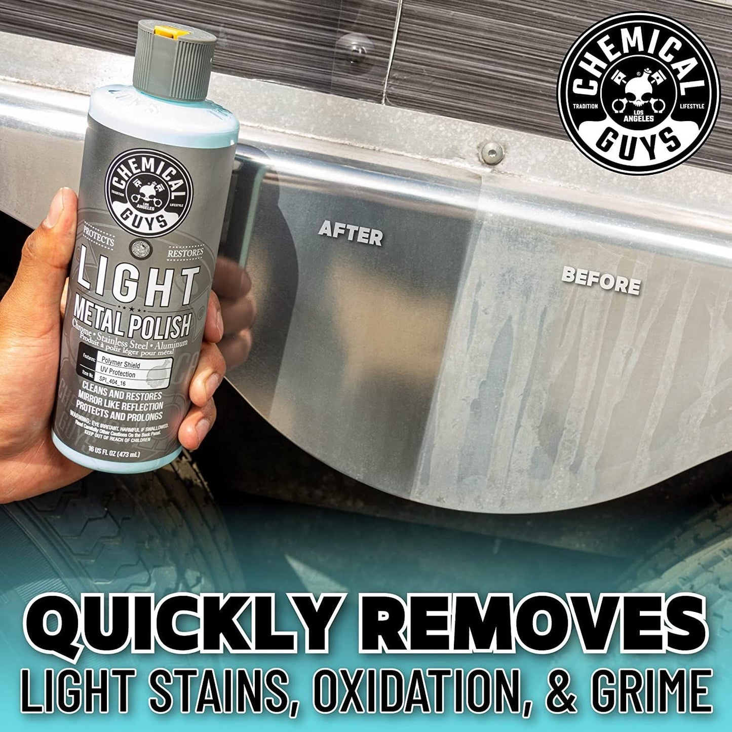 Chemical Guys Light Metal Polish 473ml (16oz)