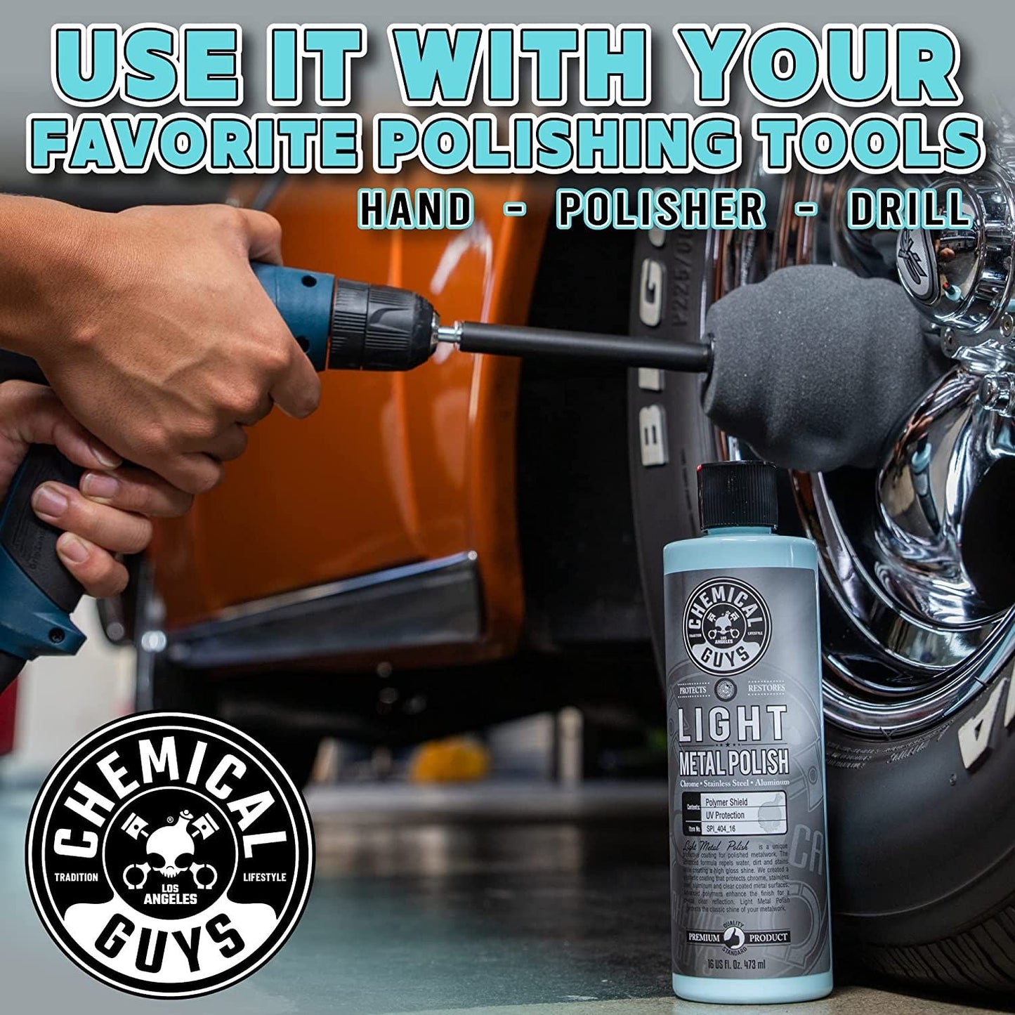 Chemical Guys Light Metal Polish 473ml (16oz)