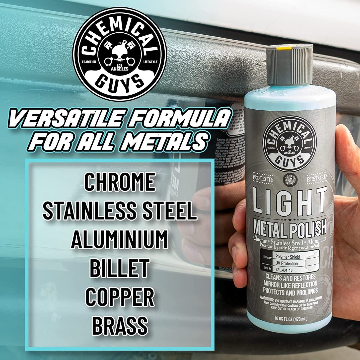 Chemical Guys Light Metal Polish 473ml (16oz)