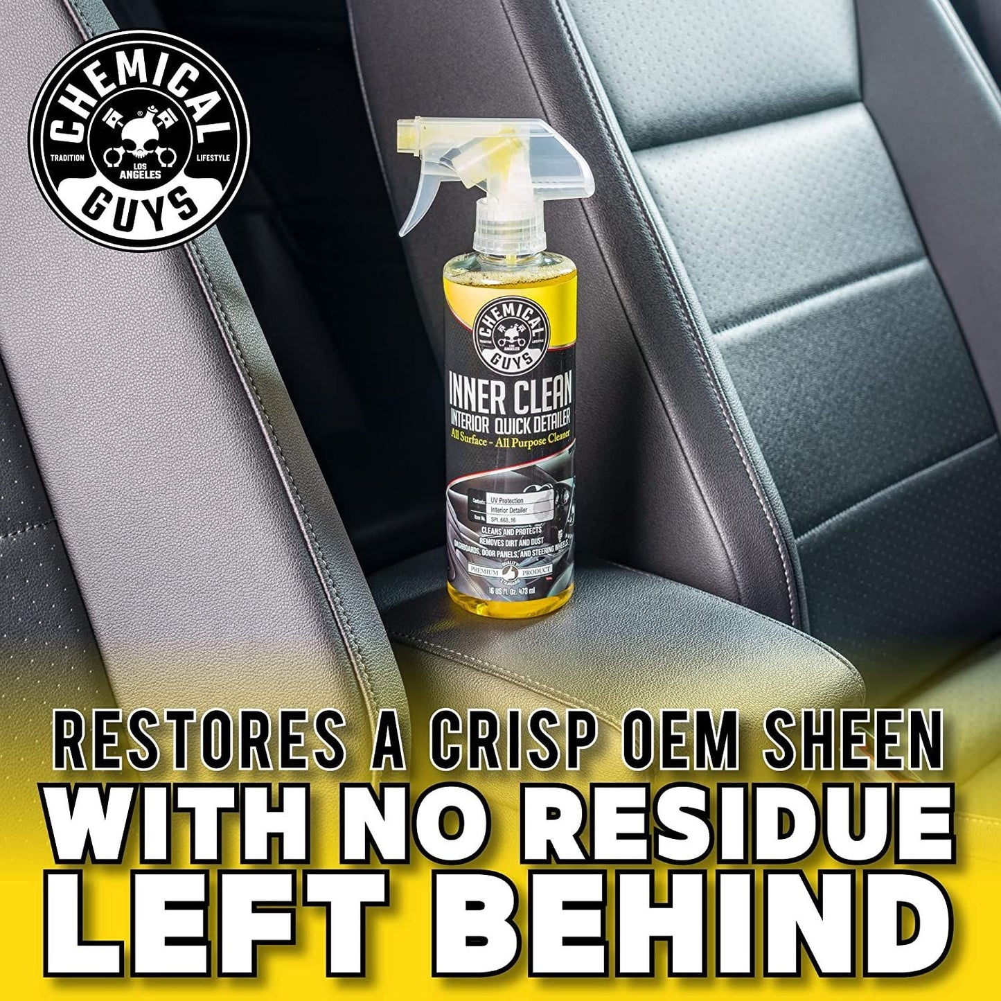 Chemical Guys InnerClean Interior Quick Detailer & Protectant 473ml (16oz)