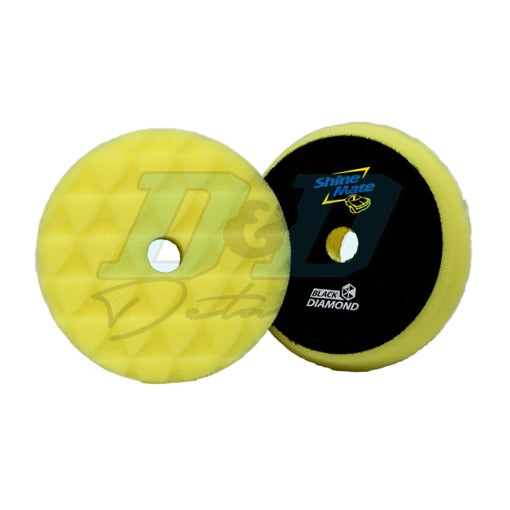 ShineMate Black Diamond Foam Pad Yellow - Heavy - 6"