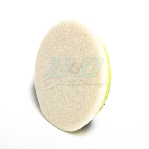 ShineMate Wool Cutting Pad - Yellow Cushioned - 3.5"