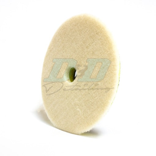 ShineMate Wool Cutting Pad - Yellow Cushioned - 5.5"