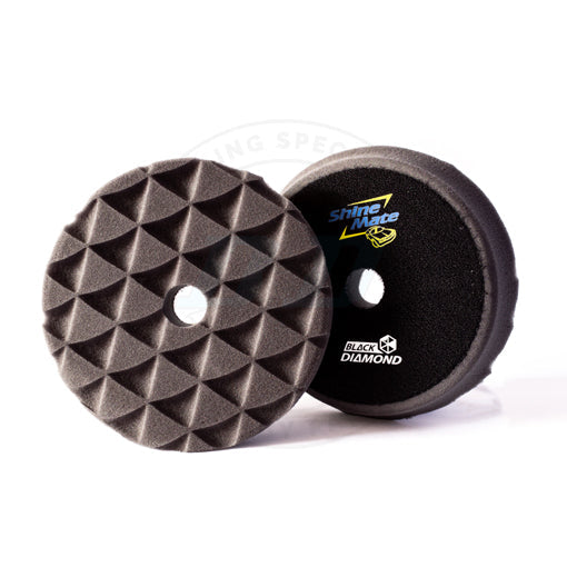 ShineMate Super Soft Finishing Foam Pad - Black 6" Backing 7" Face ( 70% OFF )