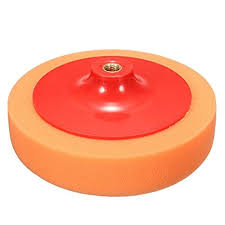 ShineMate M14 Rotary Foam Foam Pads 6"  Orange Light Polishing
