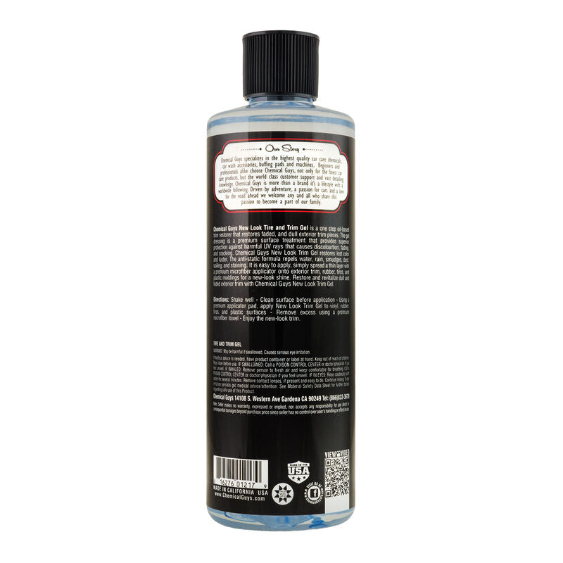 Chemical Guys Tire + Trim Gel Plastic And Rubber High Gloss Restorer 473ml (16oz)