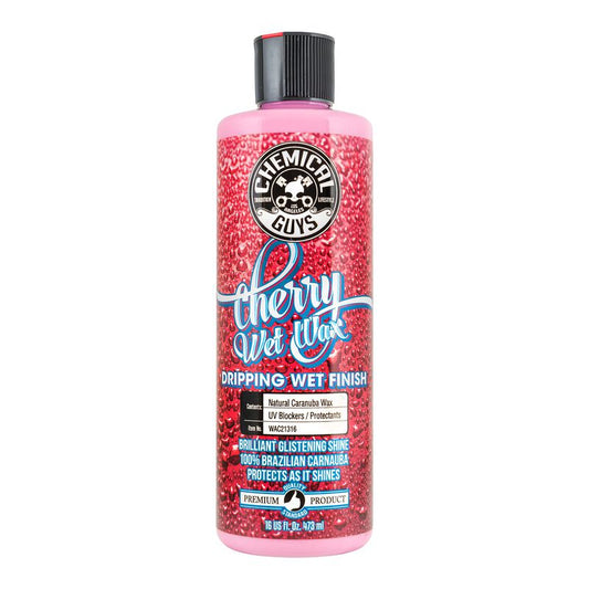 Chemical Guys Cherry Wet Wax Brilliant Glistening Shine Carnauba Wax 473ml (16oz)