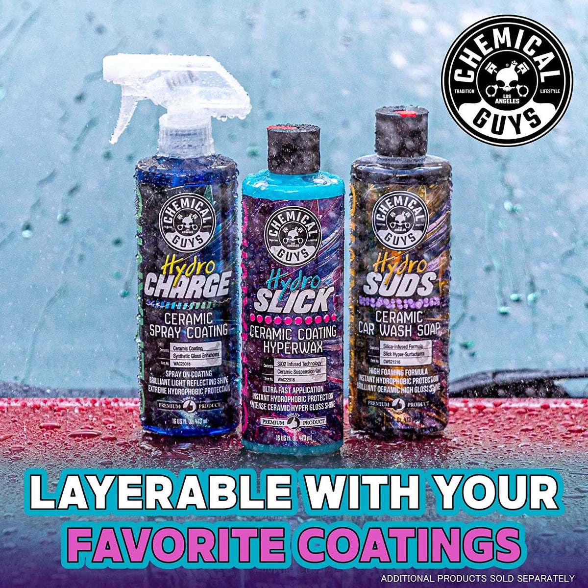 Chemical Guys HydroSlick SI02 Ceramic Coating Hyperwax 473ml (16oz)