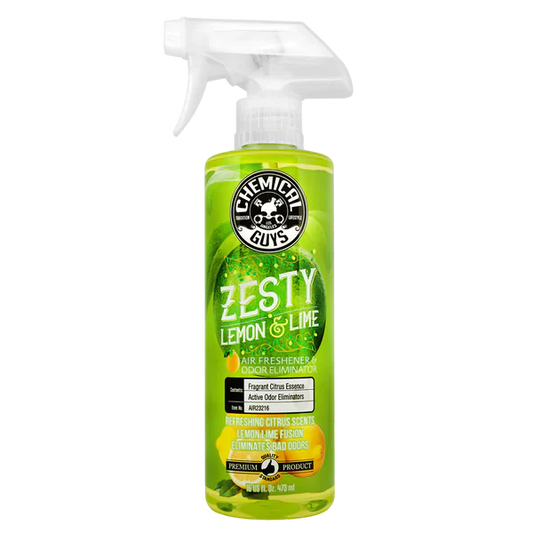 Chemical Guys Zesty Lemon & Lime Air Freshener & Odor Eliminator 473ml (16oz)