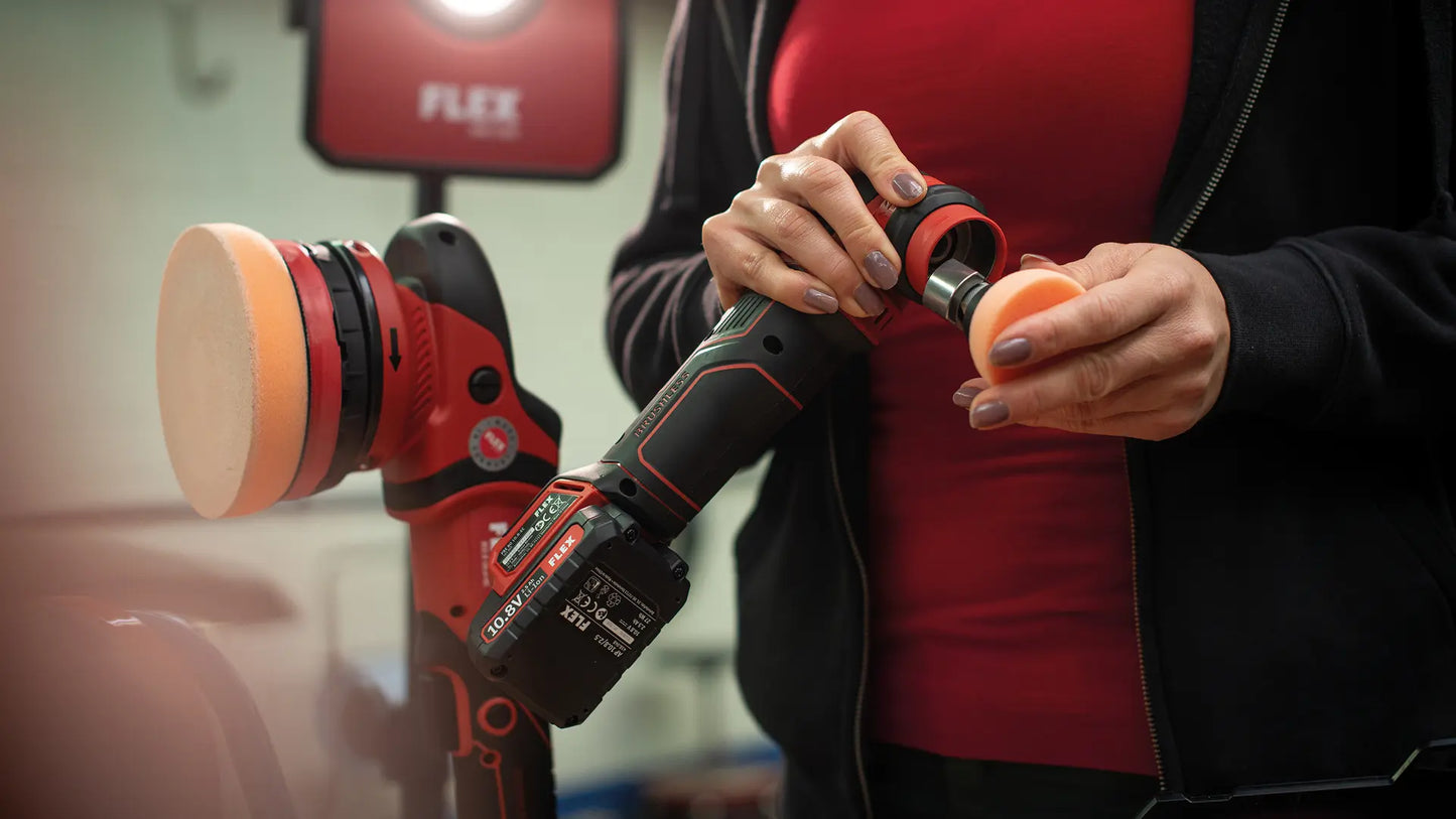 Flex PXE 80 12-EC Cordless Mini Polisher Kit - NEW Version 12 Volt ( 532270 )