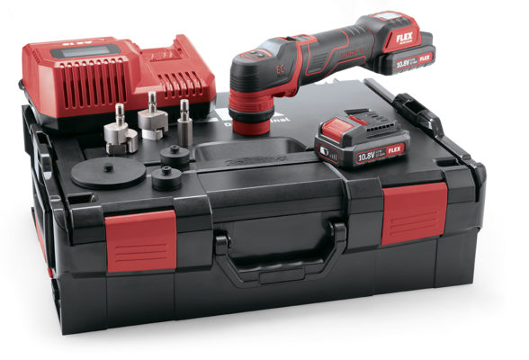 Flex PXE 80 12-EC Cordless Mini Polisher Kit - NEW Version 12 Volt ( 532270 )