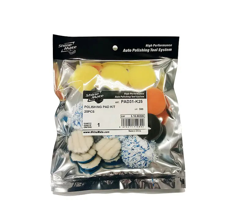 ShineMate - Mini Polishing Pad Kit 48mm - 25 Pack