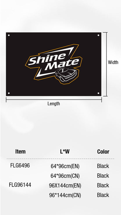 ShineMate Large Flag / Banner 96cm x 144cm ( FREE TO RETAILER )