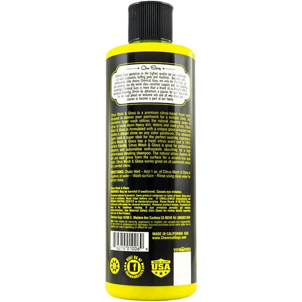 Chemical Guys Citrus Wash & Gloss Hyper-Concentrated 473ml