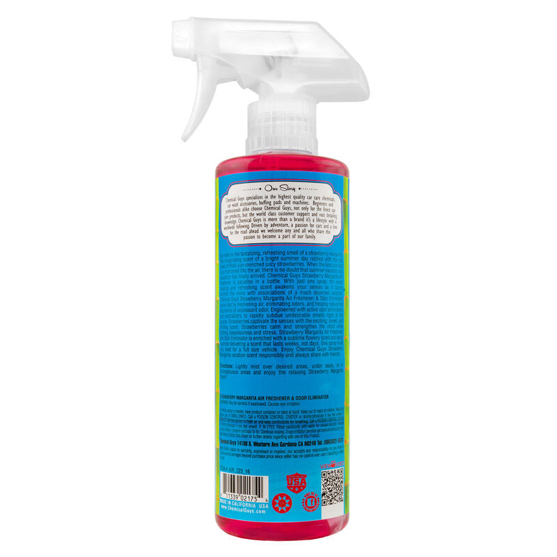 Chemical Guys Strawberry Margarita Air Freshener & Odor Eliminator 473ml (16oz)