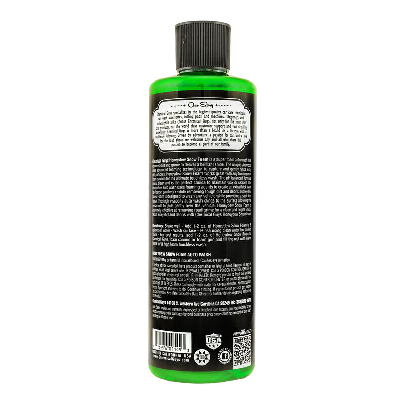 Chemical Guys Honeydew Snow Foam Premium Auto Wash 473ml (16oz)