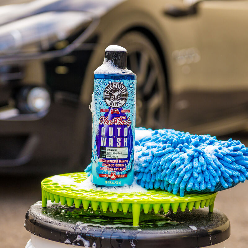 Chemical Guys Glossworks - Auto Wash Gloss Booster & Paintwork Cleanser 473ml (16oz)
