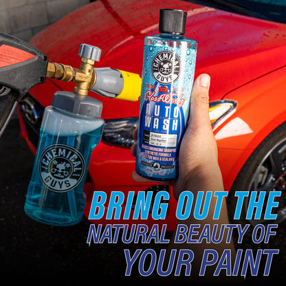 Chemical Guys Glossworks - Auto Wash Gloss Booster & Paintwork Cleanser 473ml (16oz)