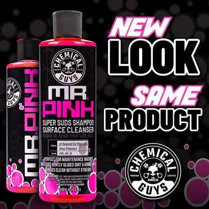 Chemical Guys Mr.Pink Super Suds Shampoo & Superior Surface Cleanser 473ml (16oz)
