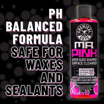 Chemical Guys Mr.Pink Super Suds Shampoo & Superior Surface Cleanser 473ml (16oz)