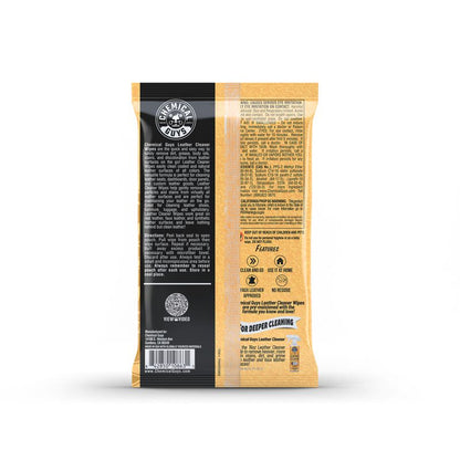 Chemical Guys Leather Cleaner Wipe 50pk
